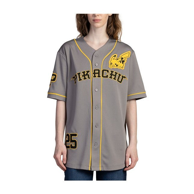 Pikachu Yellow Baseball Jersey - Adult