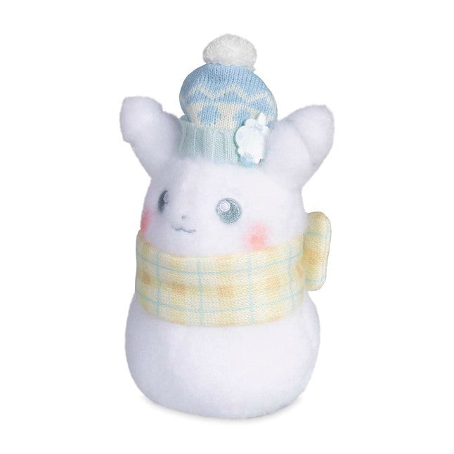 Pikachu Snowman Snowy Softies Plush - 6 ¾ In.