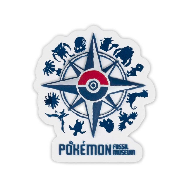 Pokémon Fossil Museum: Compass Logo Magnet