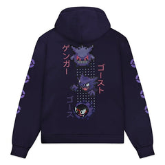 Pokémon × Dolly Noire: Pixel Gengar Hoodie - Adult