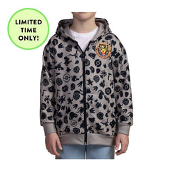 Pokémon Fossil Museum: Zip-Up Hoodie - Youth