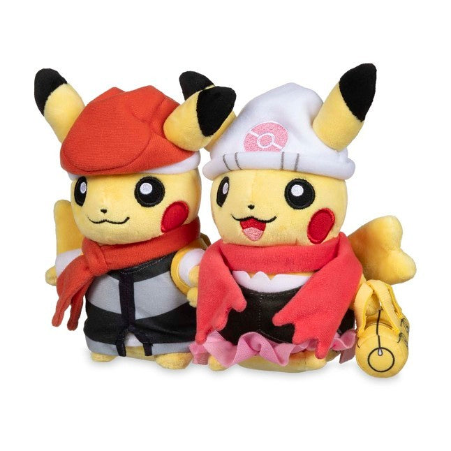 Sinnoh Region Paired Pikachu Poké Plush - 8 ½ In.
