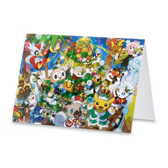 Joyous Winter Tree Holiday Greeting Cards (12-Pack)