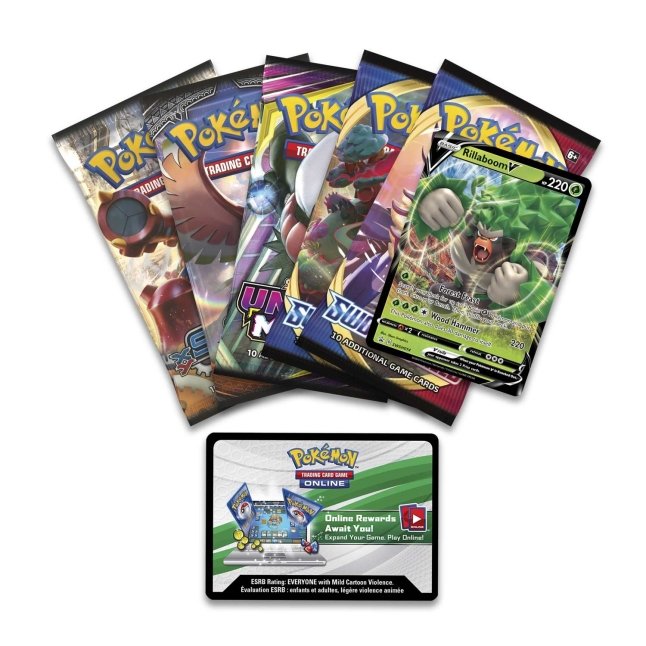 Pokémon TCG: Galar Partners Tin (Rillaboom V)