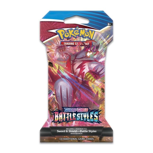 Pokémon TCG: Sword & Shield-Battle Styles Sleeved Booster Pack (10 Cards)