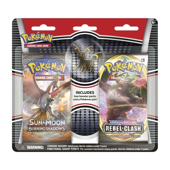 Pokémon TCG: 2 Booster Packs & Umbreon Collector's Pin