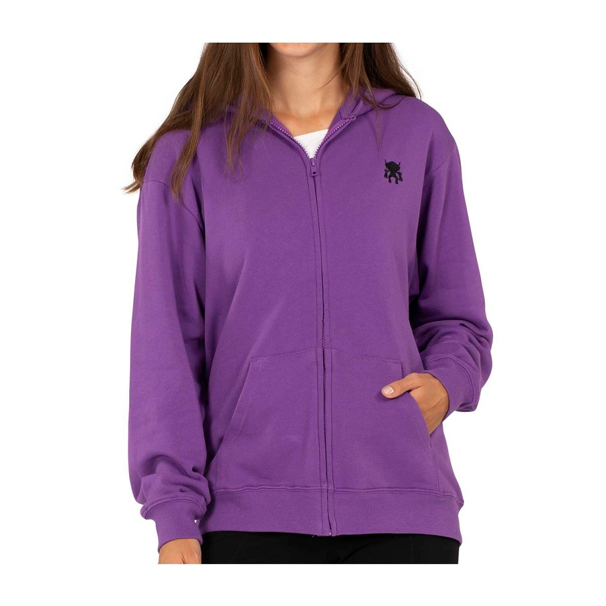 Sableye Themed French Terry Zip-Up Hoodie - Adult