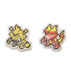 Electabuzz & Magmar Pokémon Pixel Pins (2-Pack)