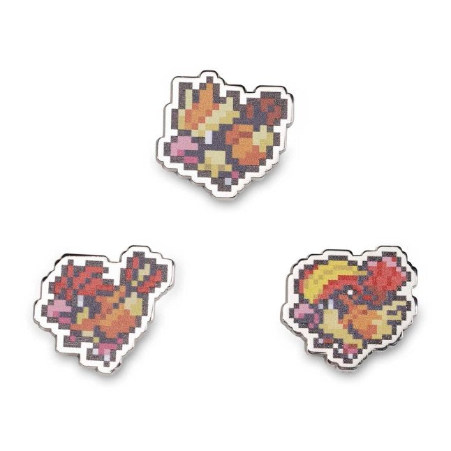 Pidgey, Pidgeotto & Pidgeot Pokémon Pixel Pins (3-Pack)