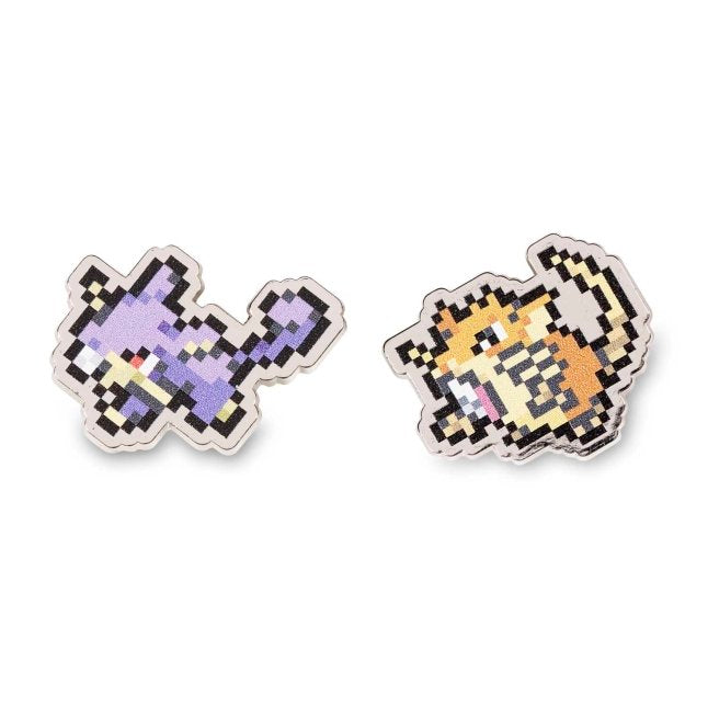 Rattata & Raticate Pokémon Pixel Pins (2-Pack)