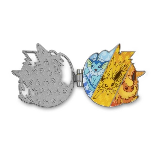 Eevee, Vaporeon, Jolteon & Flareon Evolution Pokémon Pin