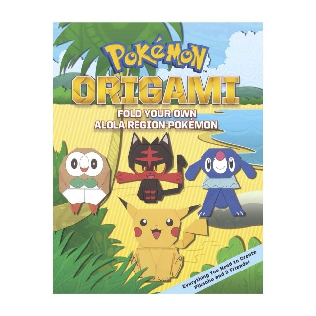 Pokémon Origami: Fold Your Own Alola Region Pokémon