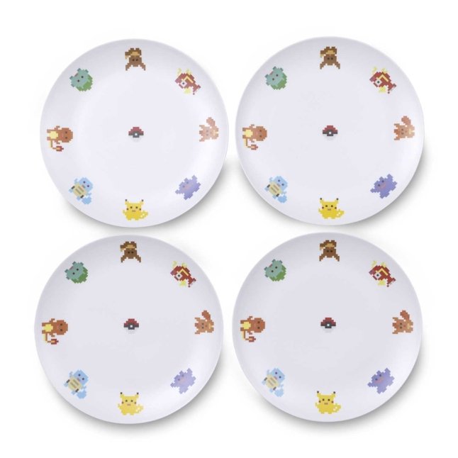 Pokémon Block Art Party Plates (4-Pack)
