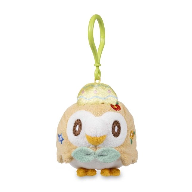 Rowlet Pokémon Happy Spring Plush Key Chain
