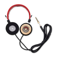 Pokémon Audio Collection: Pokémon Center × Grado Labs Poké Ball Headphones (Wood with Red Headband)