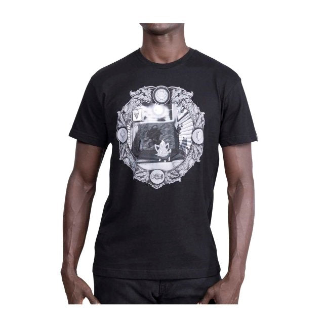 Zorua Pokémon Center × Vic Lee: Pokémon Scary Stories Black Relaxed Fit Crew Neck T-Shirt - Adult