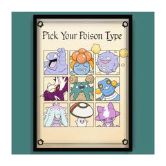 Poison Pokémon Spooky Celebration Poster