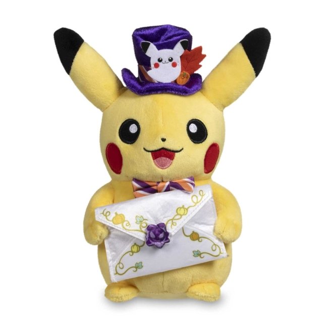 Pikachu Pokémon Pumpkin Celebration Poké Plush - 8 ¾ In.