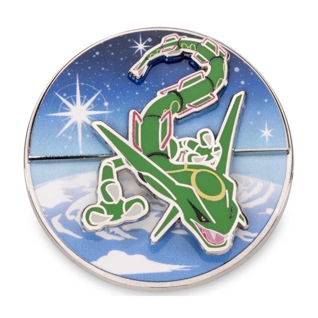 Rayquaza Stellar Sky Pokémon Spinning Scenes Pin