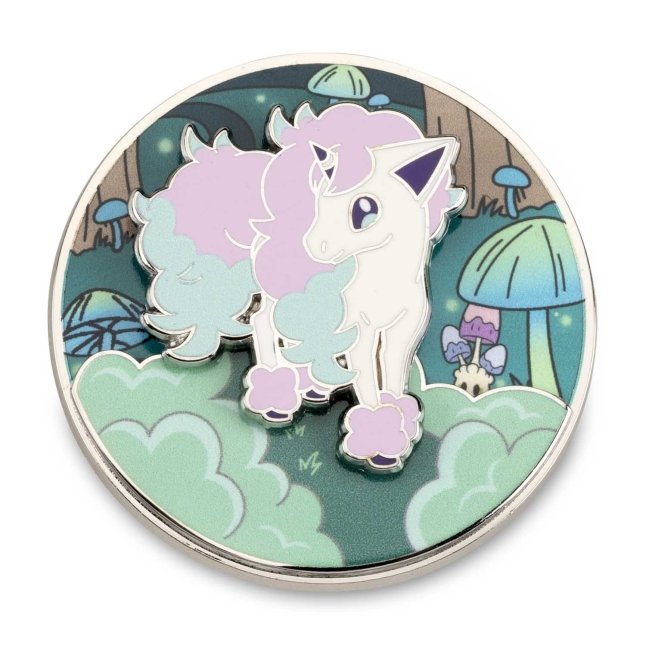 Galarian Ponyta Forest Path Pokémon Spinning Scenes Pin