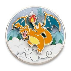 Charizard Flying High Pokémon Spinning Scenes Pin