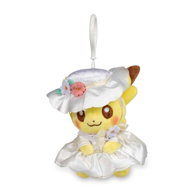Pikachu Happy Spring Plush Key Chain
