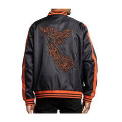 Moltres Pokémon Jackets Black Snap-Down Jacket - Adult