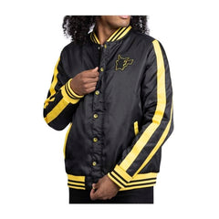 Pikachu Pokémon Jackets Black Insulated Snap-Down Jacket - Adult