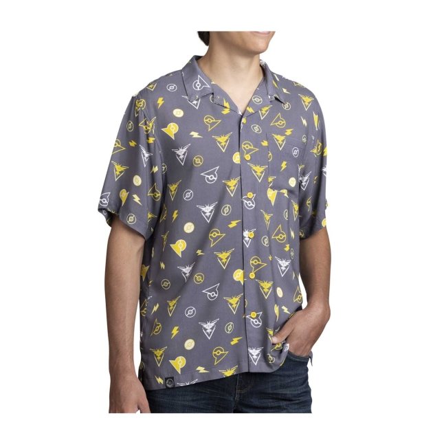 Team Instinct Pokémon GO Teams Tropical Shirt - Adult