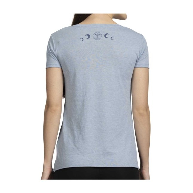 Rowlet & Friends Pokémon Nature: Spring Blue Scoop Neck Festival T-Shirt - Women