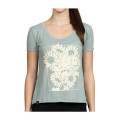 Pikachu & Sunflora Pokémon Nature: Spring Green Scoop Neck Festival T-Shirt - Women