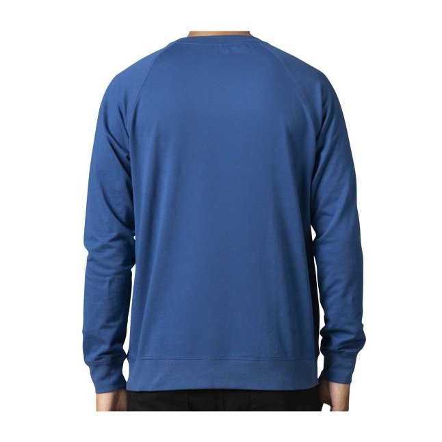 Leafeon Crest Pokémon Nature: Fall Blue Crew Neck Sweatshirt - Adult