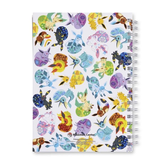 Eevee Essences Spiral Notebook (200 Pages)