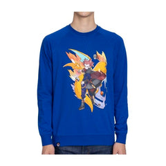 Lance Pokémon Trainers Blue French Terry Crew Neck Sweatshirt - Adult