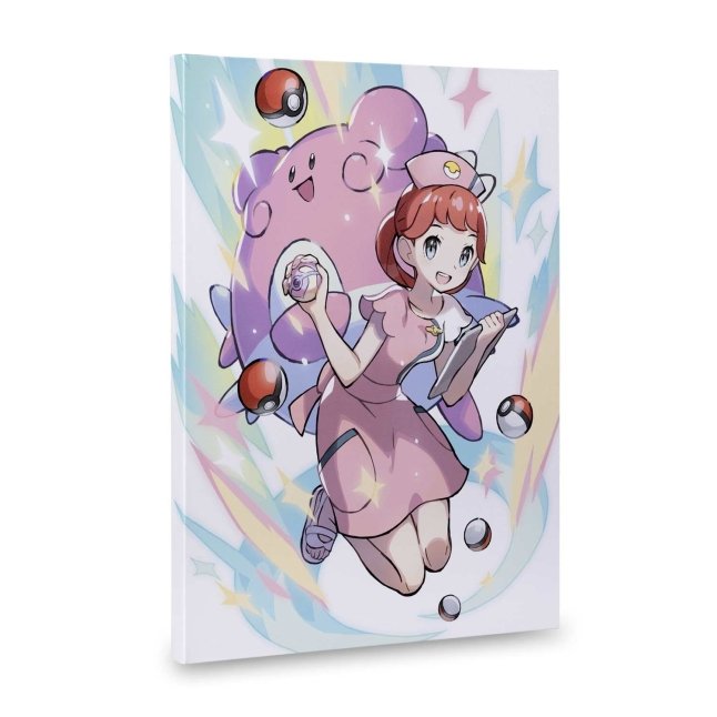 Pokémon Trainers: Pokémon Center Lady Canvas Wall Art