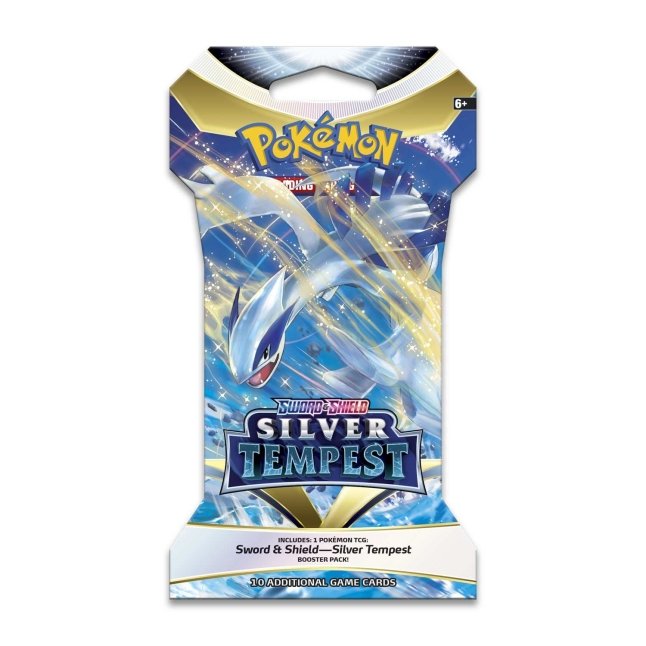 Pokémon TCG: Sword & Shield-Silver Tempest Sleeved Booster Pack (10 Cards)