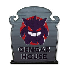 Haunted Pokémon Village: Gengar House Metal Sign