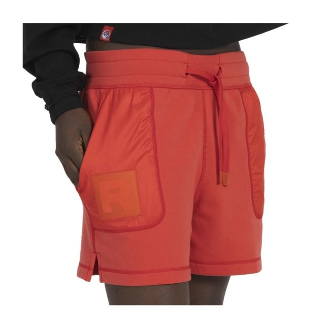 Team Rocket HQ Collection Red Fleece Shorts - Women