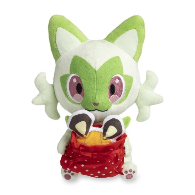 Sprigatito Pokémon Holiday Workshop Plush - 8 ¼ In.