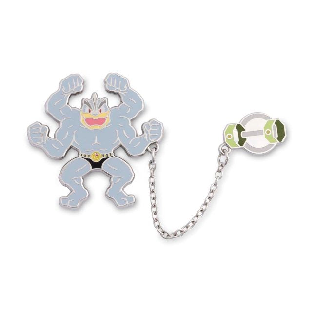 Machamp with Macho Brace Pokémon Held Item Pin