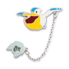 Pelipper with Damp Rock Pokémon Held Item Pin