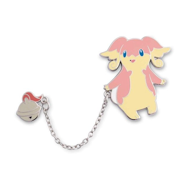 Audino with Soothe Bell Pokémon Held Item Pin