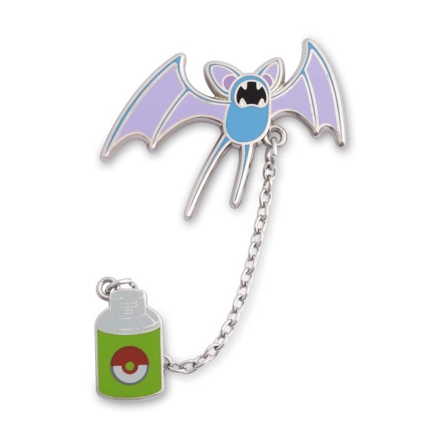 Zubat with Repel Pokémon Held Item Pin