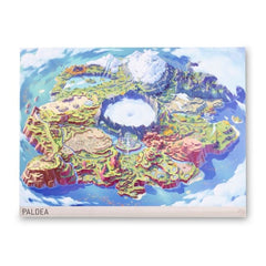 Paldea Pokémon Region Maps Poster