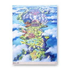 Galar Pokémon Region Maps Poster