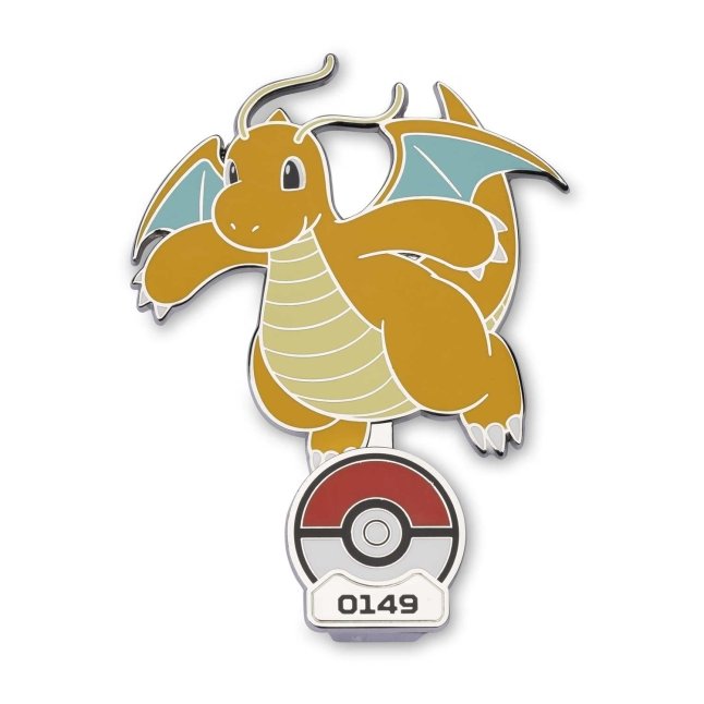 Pokémon Gallery Pins: Dragonite Standing Pin