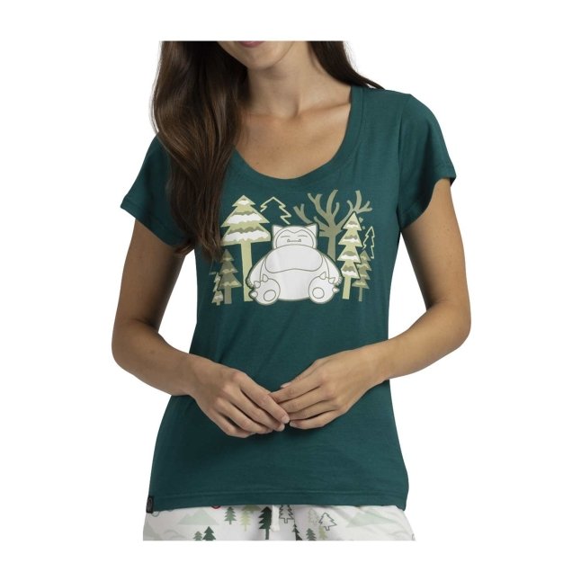 Wintergreen Snorlax Scoop Neck T-Shirt - Women