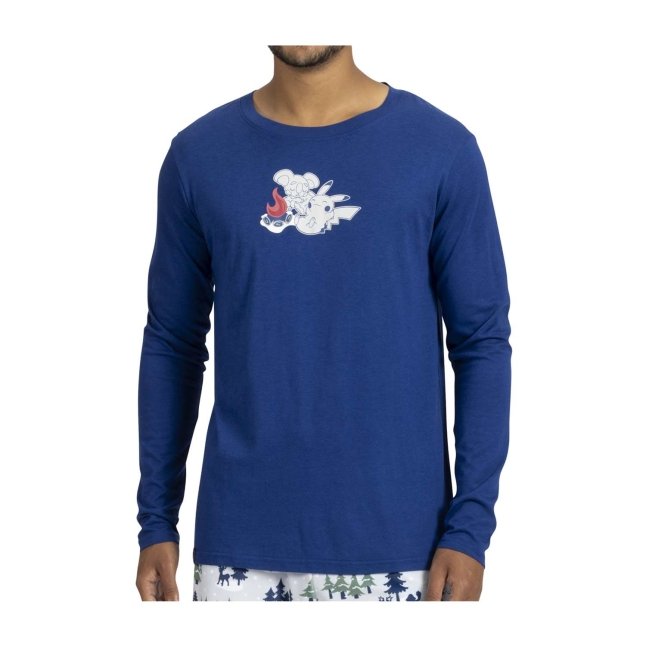 Cozy Campfire Friends Long-Sleeve T-Shirt - Men