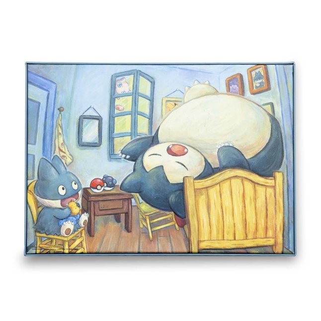 Pokémon Center × Van Gogh Museum: Munchlax & Snorlax Inspired by The Bedroom Puzzle (1,008 Pieces)