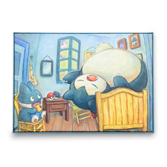 Pokémon Center × Van Gogh Museum: Munchlax & Snorlax Inspired by The Bedroom Puzzle (1,008 Pieces)